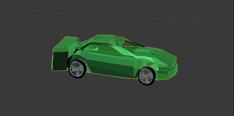 Car 3D Right side
