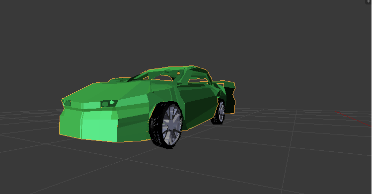 Car 3D modeling with blender